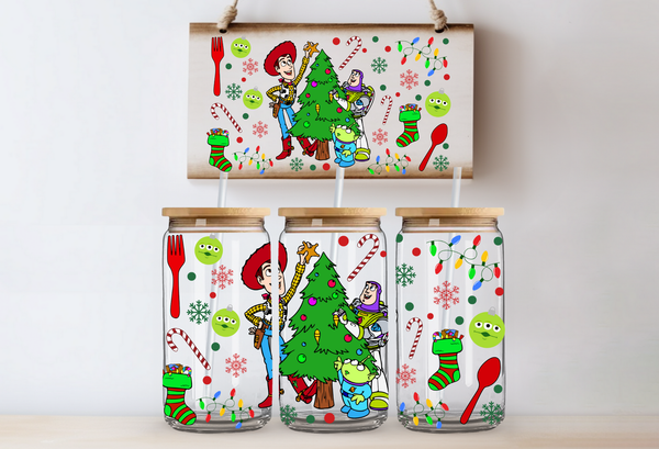 Woody and Buzz Christmas Libby Cup Wrap