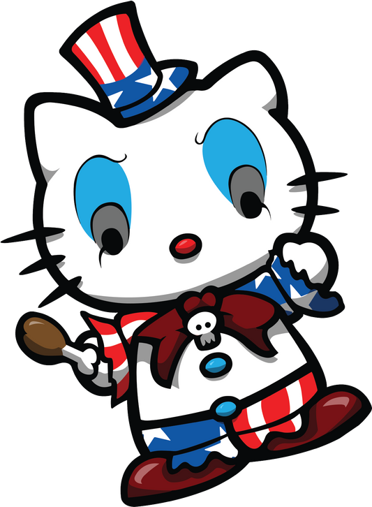 Hello Kitty American Clown