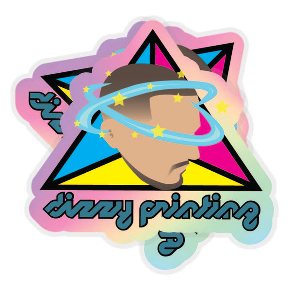 Custom Holographic Die Cut Stickers – Dizzy Printing