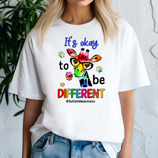 its ok to be different (Rainbow Giraffe)