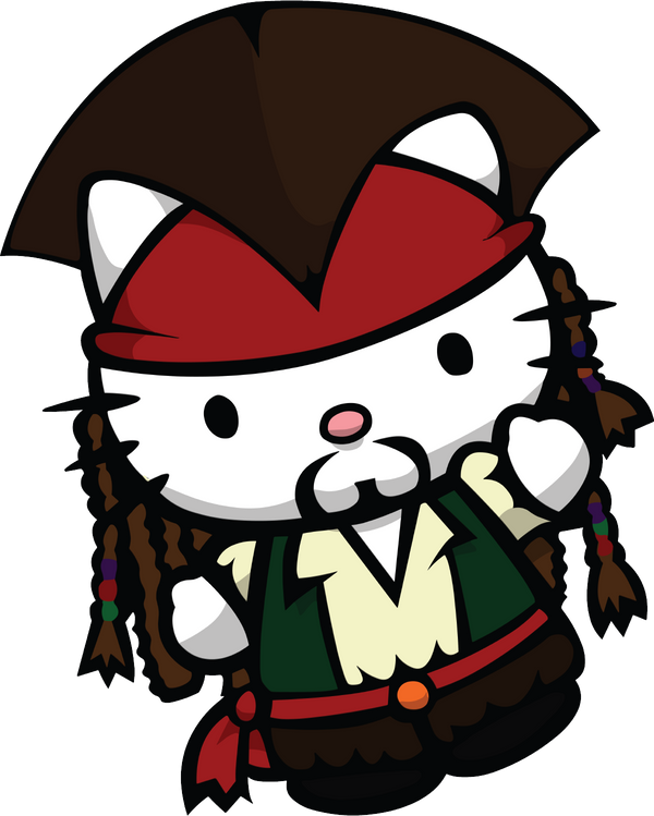 Hello Kitty Jack Sparrow