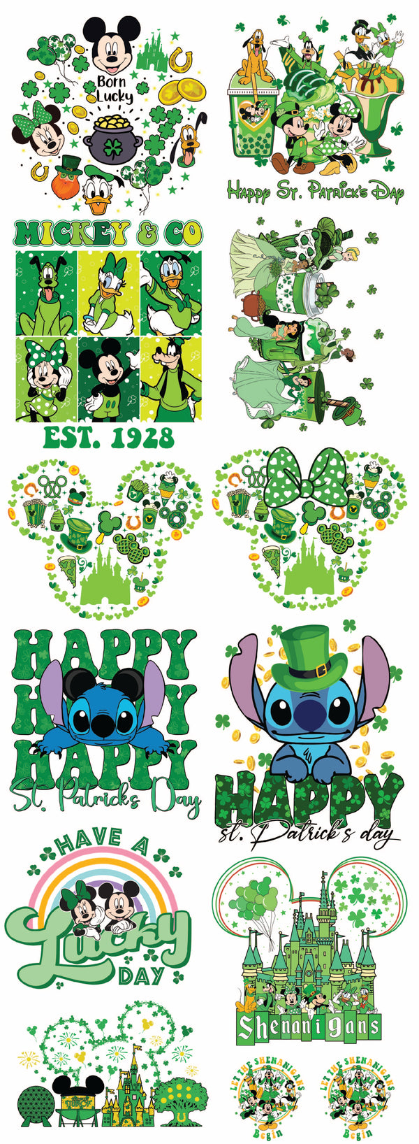 St. Patrick's Day gang sheet 2