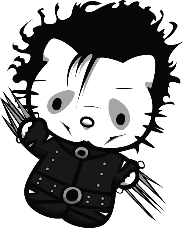 Hello Kitty Edward Scissorhands