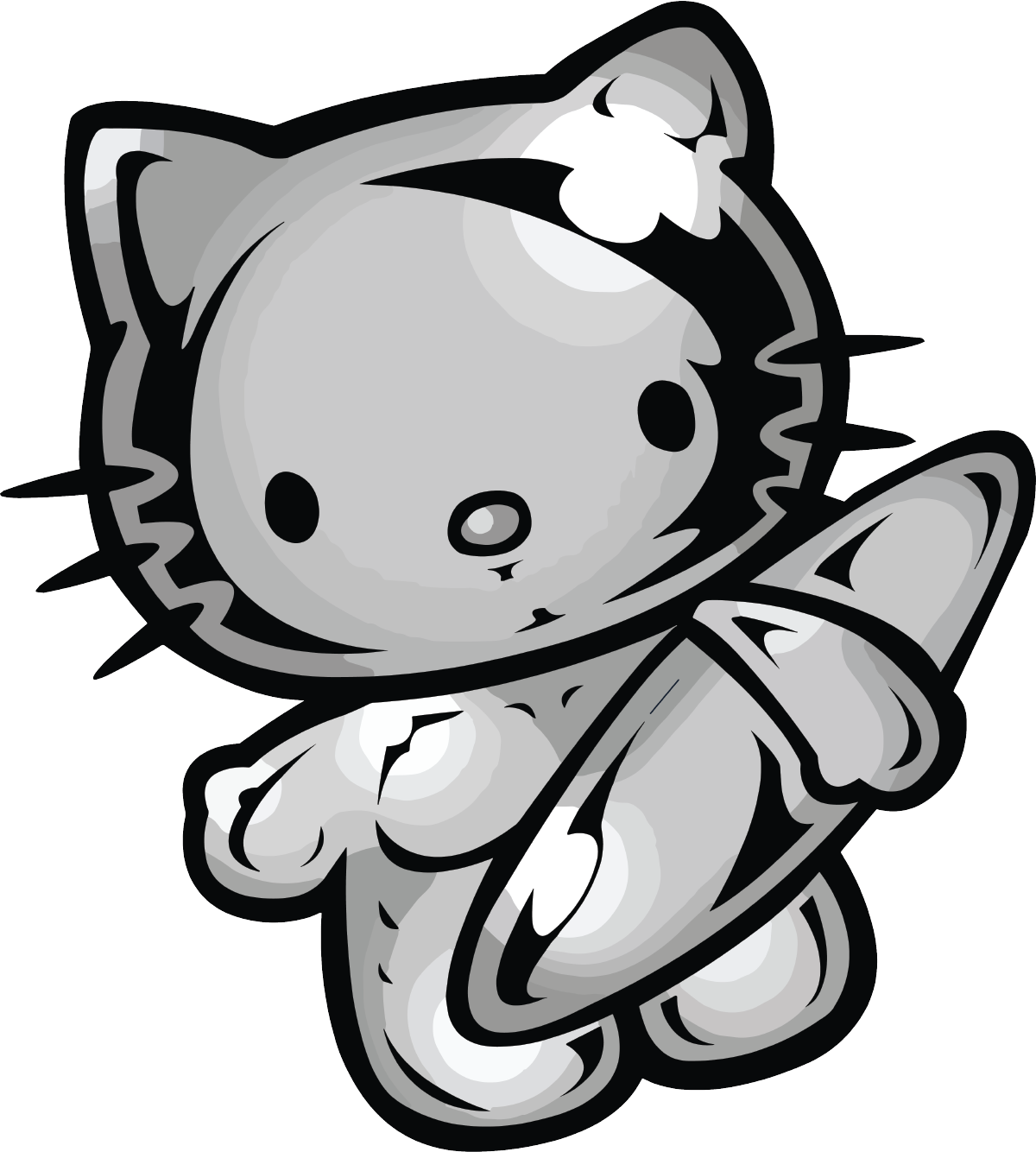 Hello Kitty Silver Surfer