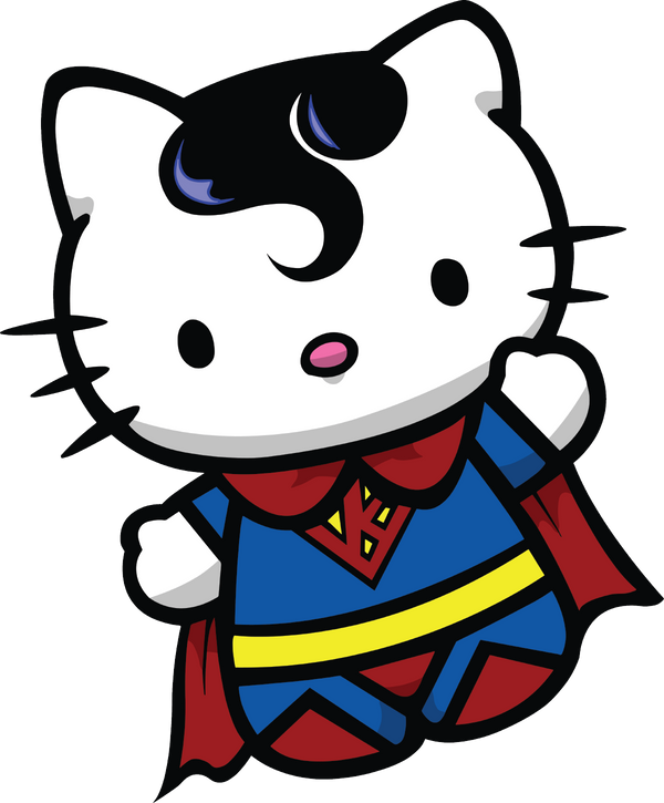 Hello Kitty Superman