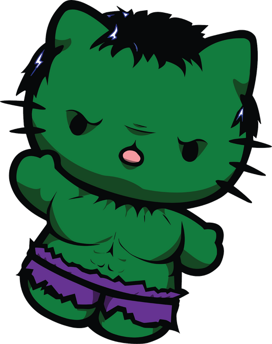 Hello Kitty  The Hulk