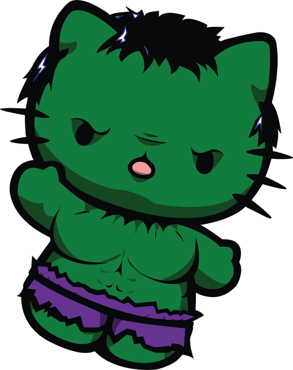 Hello Kitty  The Hulk