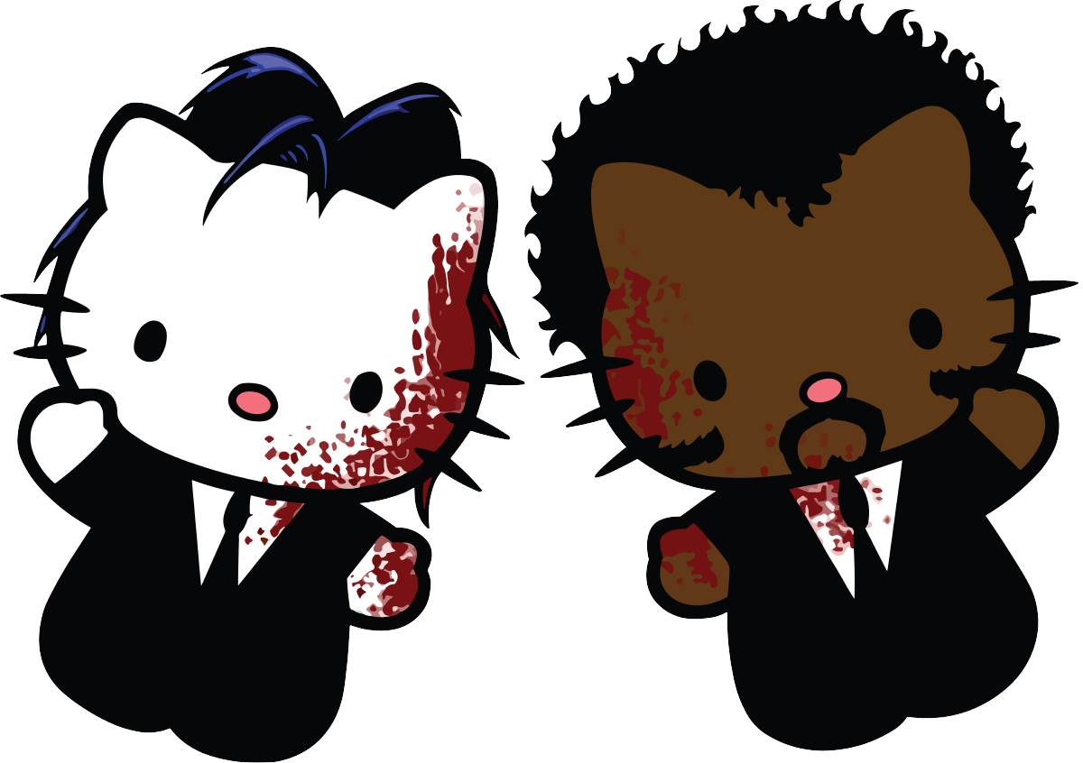 Hello Kitty Pulp Fiction Vincent & Jules