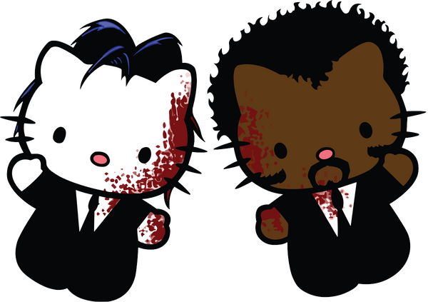 Hello Kitty Pulp Fiction Vincent & Jules