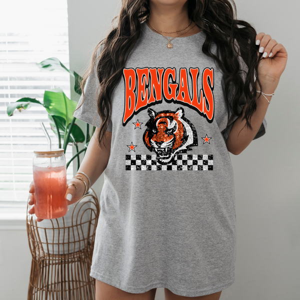 Glitter Cincinnati Bengals