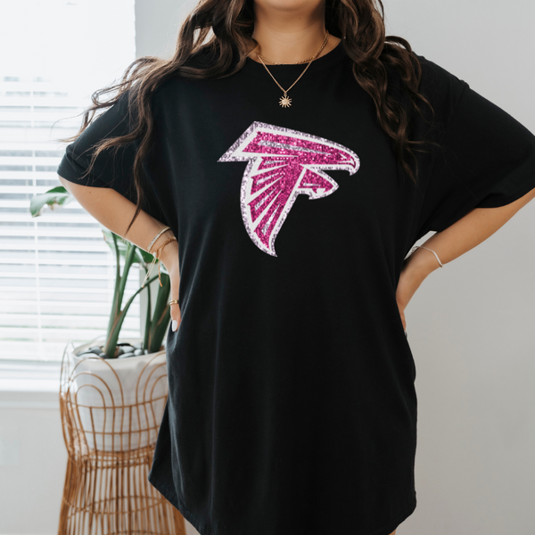 Glitter Pink Atlanta Falcons